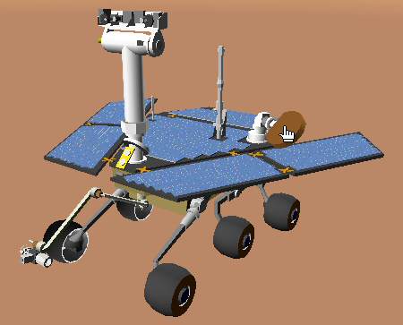 Mars Exploration Rover 3D - 3d model of Martian rovers